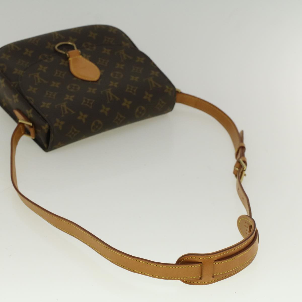 LOUIS VUITTON Monogram Saint Cloud GM Shoulder Bag M51242 LV Auth yk9431