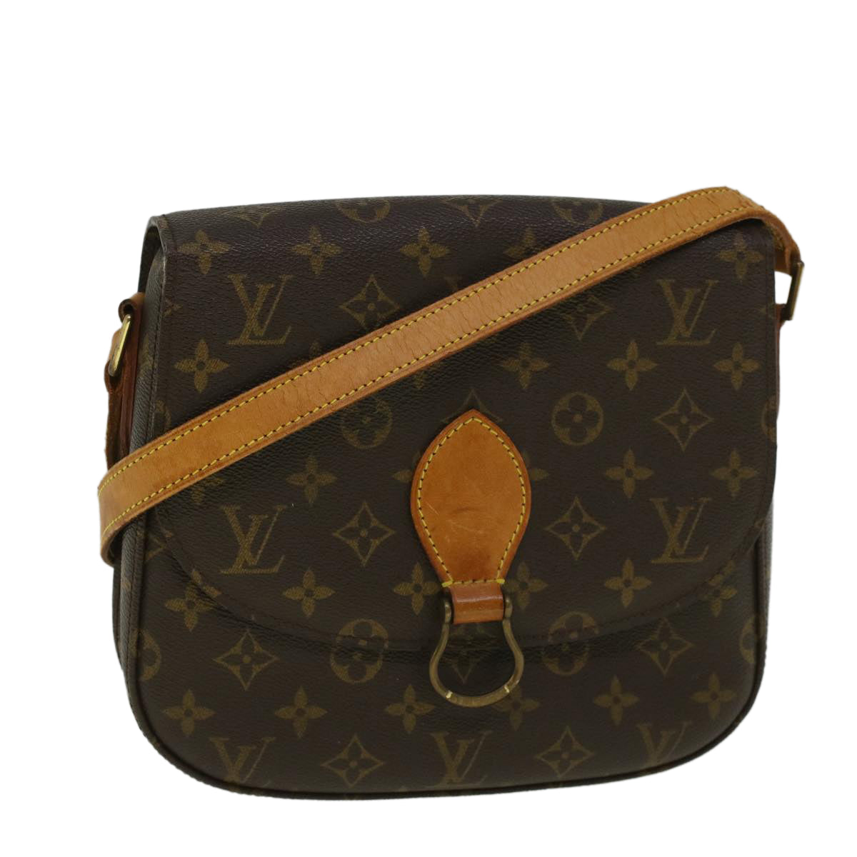 LOUIS VUITTON Monogram Saint Cloud GM Shoulder Bag M51242 LV Auth yk9443