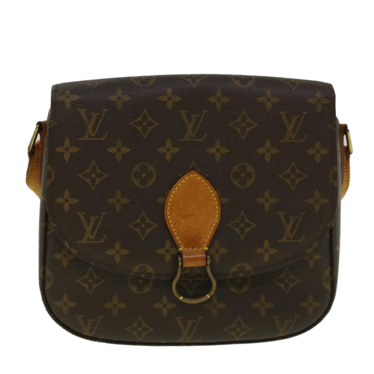 LOUIS VUITTON Monogram Saint Cloud GM Shoulder Bag M51242 LV Auth yk9443