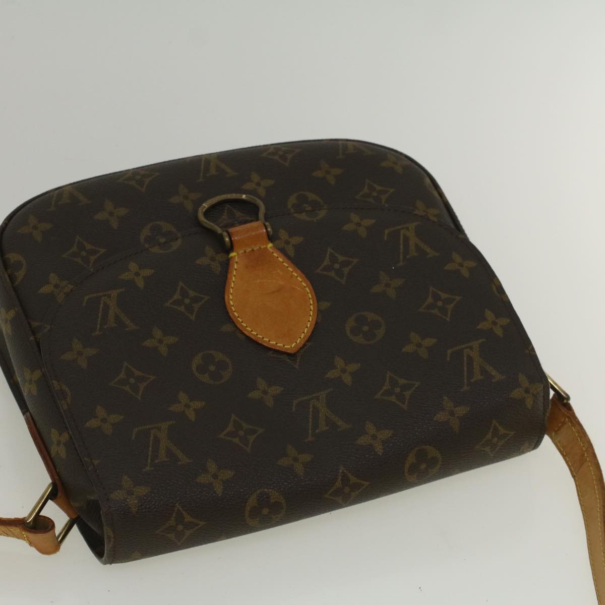 LOUIS VUITTON Monogram Saint Cloud GM Shoulder Bag M51242 LV Auth yk9443