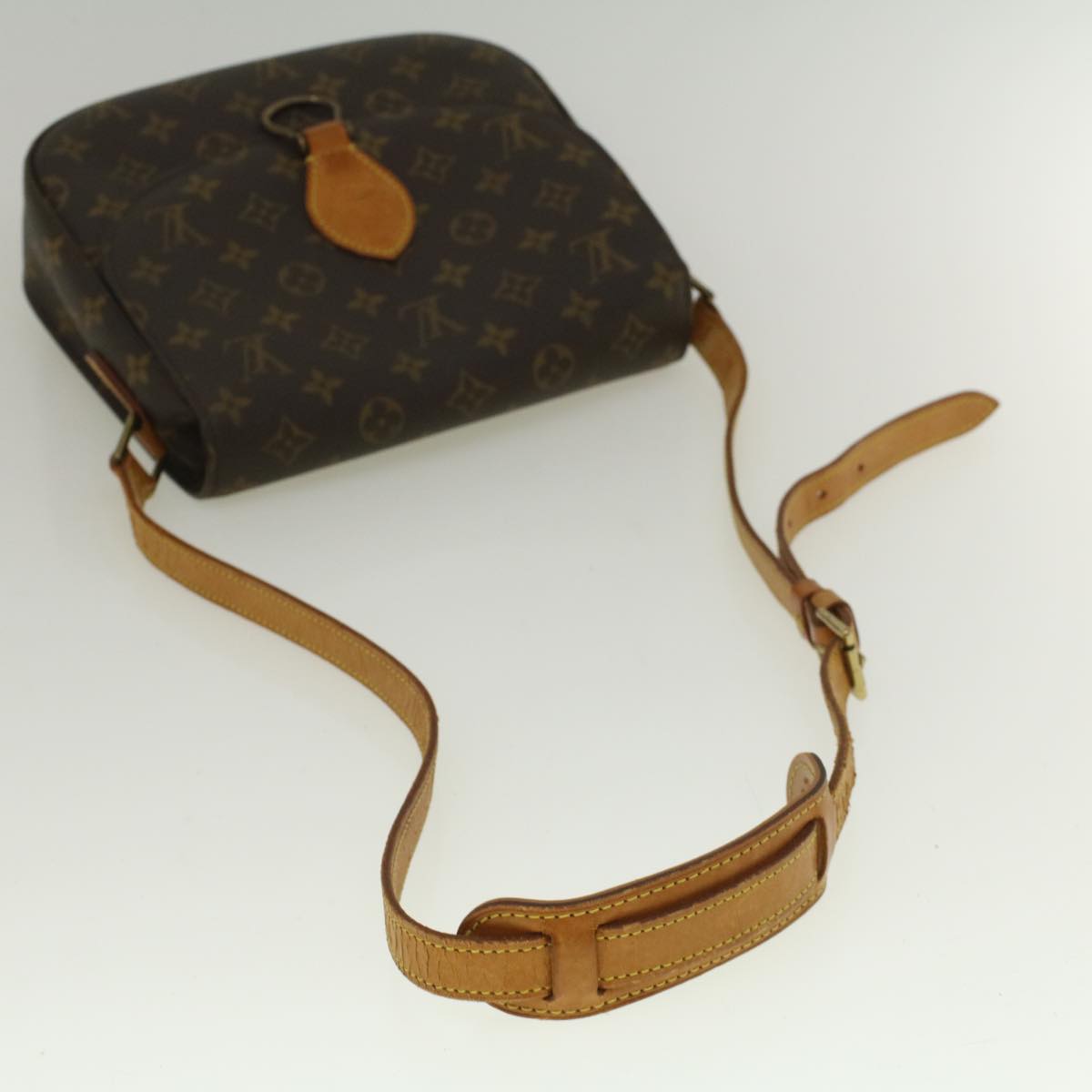 LOUIS VUITTON Monogram Saint Cloud GM Shoulder Bag M51242 LV Auth yk9443