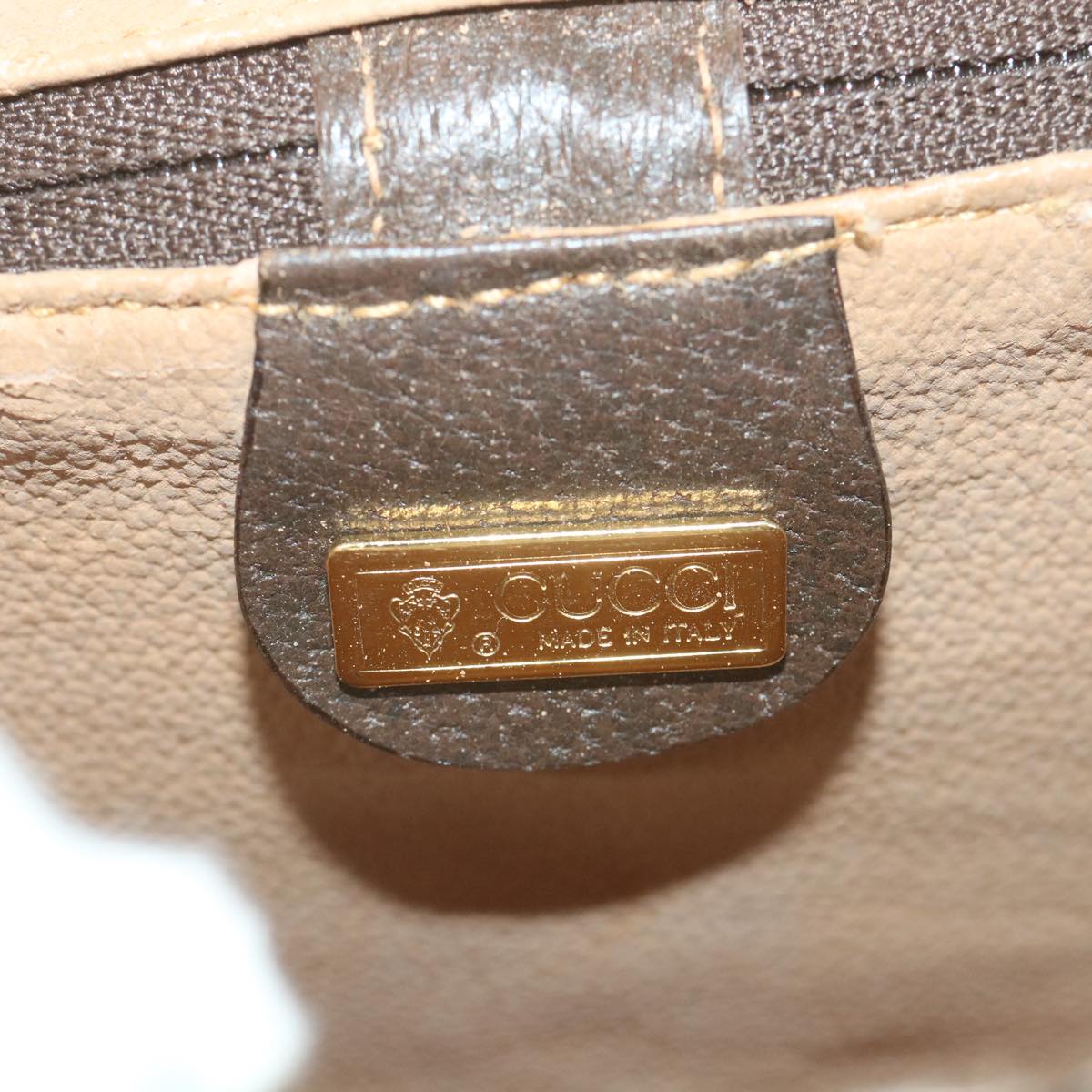 GUCCI GG Supreme Shoulder Bag PVC Leather Beige 007 89 1099