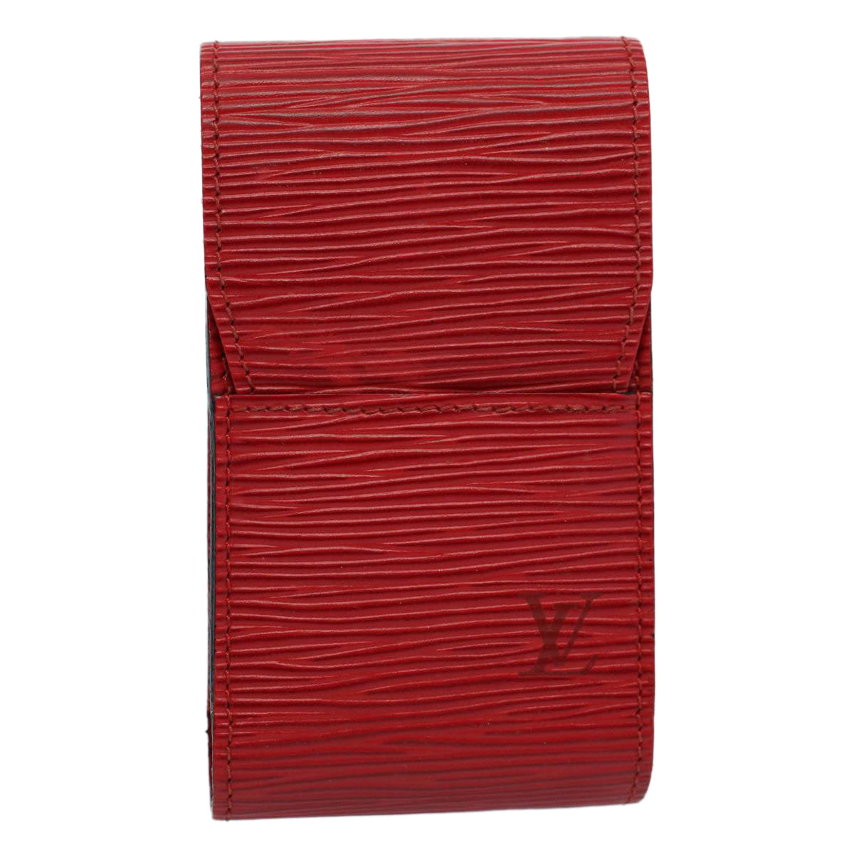 LOUIS VUITTON Epi Etui Cigarette Cigarette Case Red LV Auth yk9478