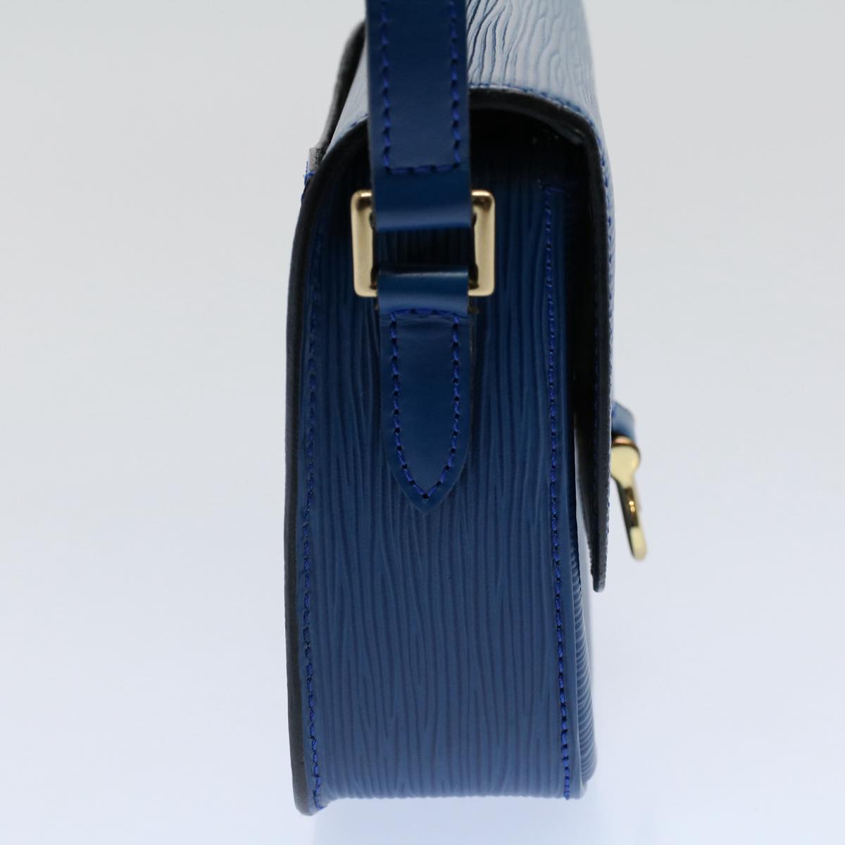 LOUIS VUITTON Epi Mini Saint Cloud Shoulder Bag Blue M52215 LV Auth yk9496