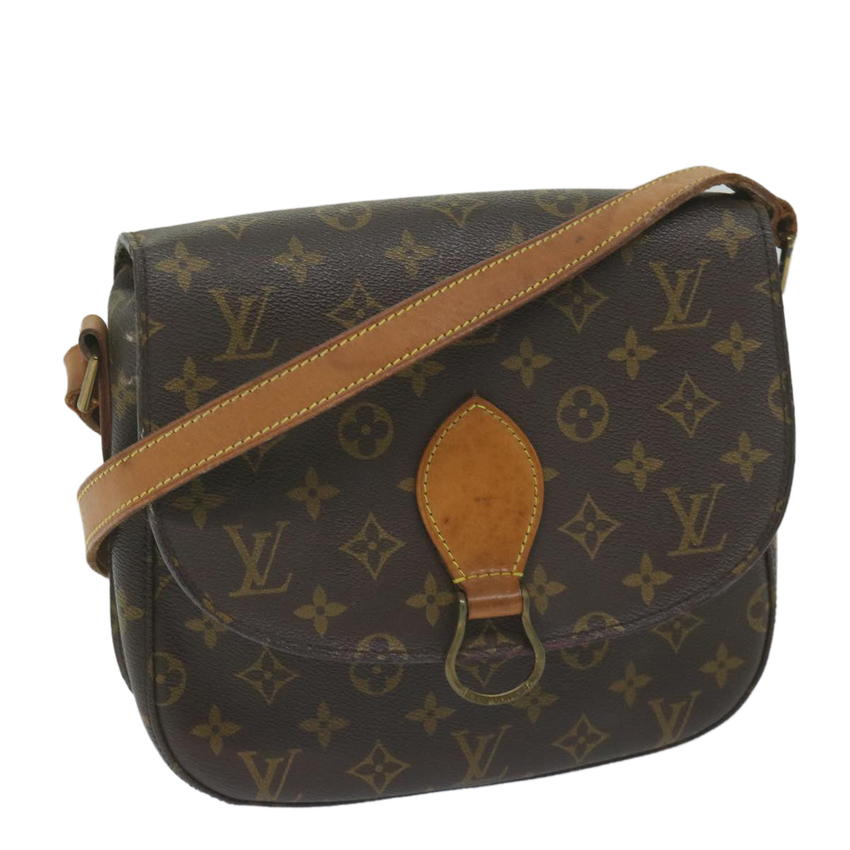 LOUIS VUITTON Monogram Saint Cloud GM Shoulder Bag M51242 LV Auth yk9500