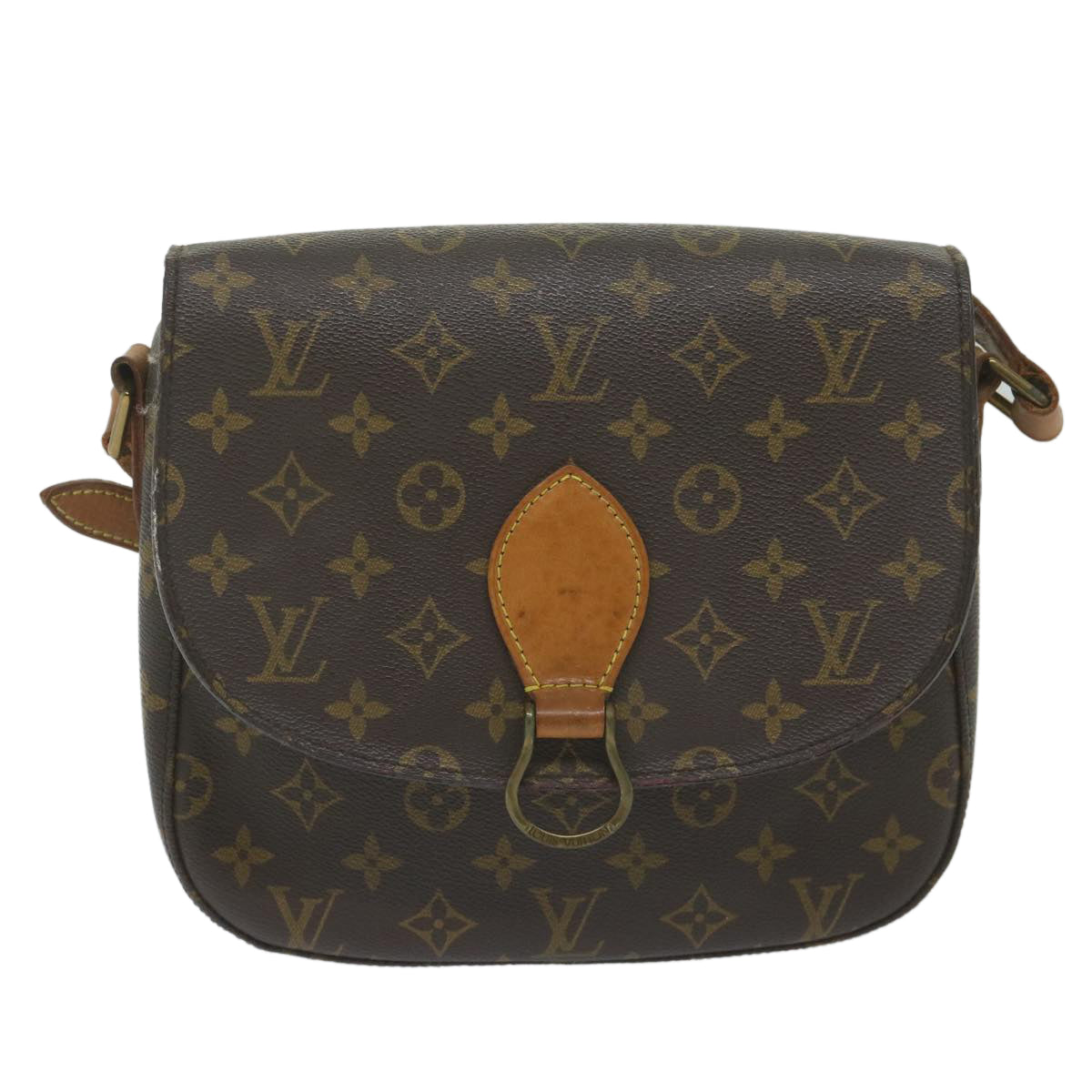 LOUIS VUITTON Monogram Saint Cloud GM Shoulder Bag M51242 LV Auth yk9500