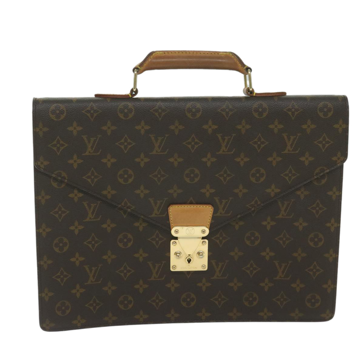 LOUIS VUITTON Monogram Serviette Conseiller Briefcase M53331 LV Auth yk9506