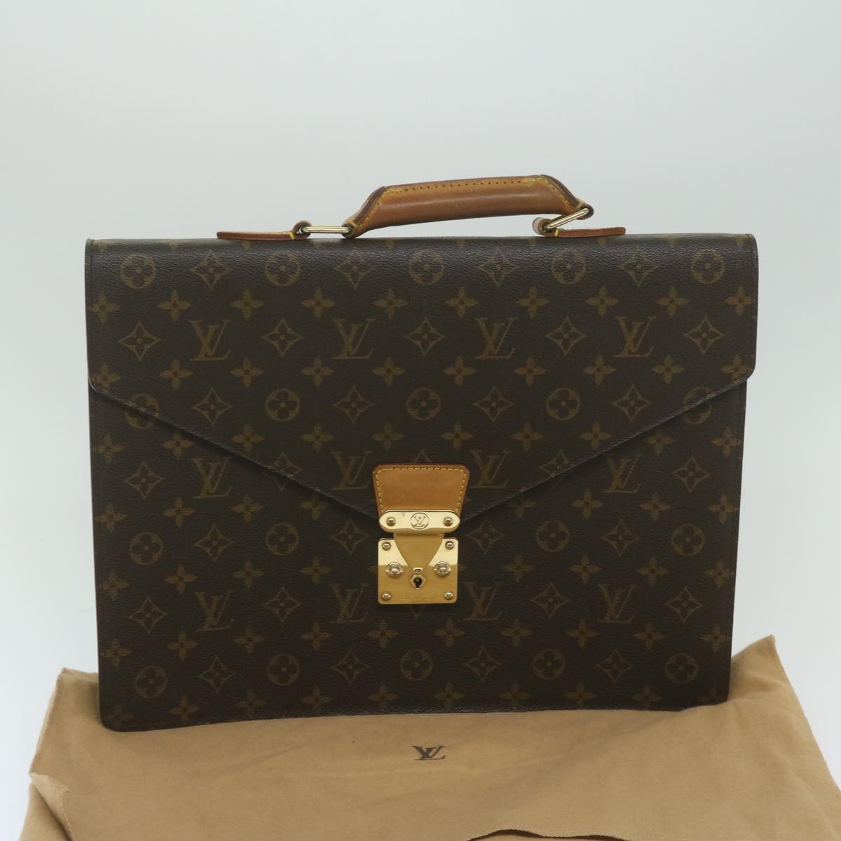 LOUIS VUITTON Monogram Serviette Conseiller Briefcase M53331 LV Auth yk9506