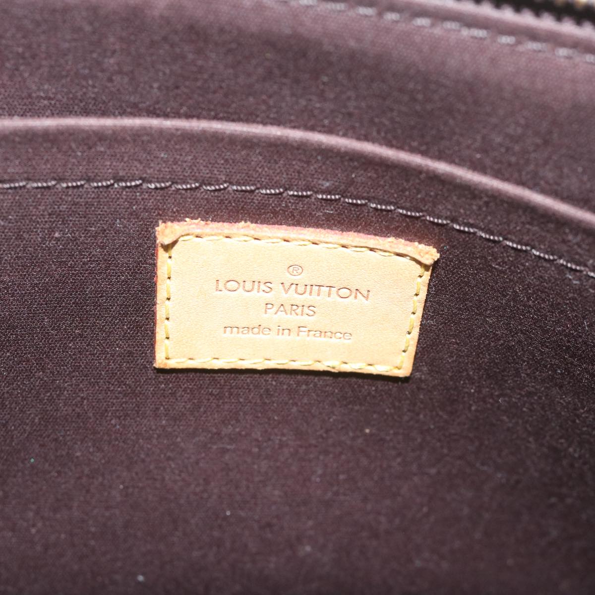 LOUIS VUITTON Monogram Vernis Rosewood Avenue Bag Amarante M93510 LV Auth yk9509