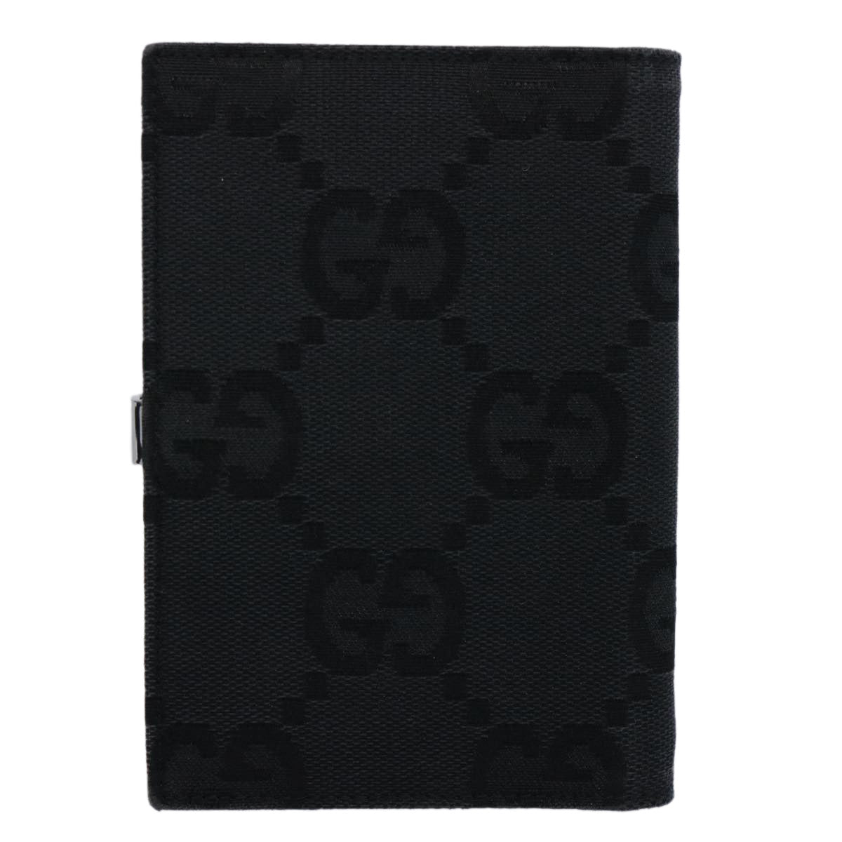 GUCCI GG Canvas Day Planner Cover Black 031 1408 0928 Auth yk9521 - 0