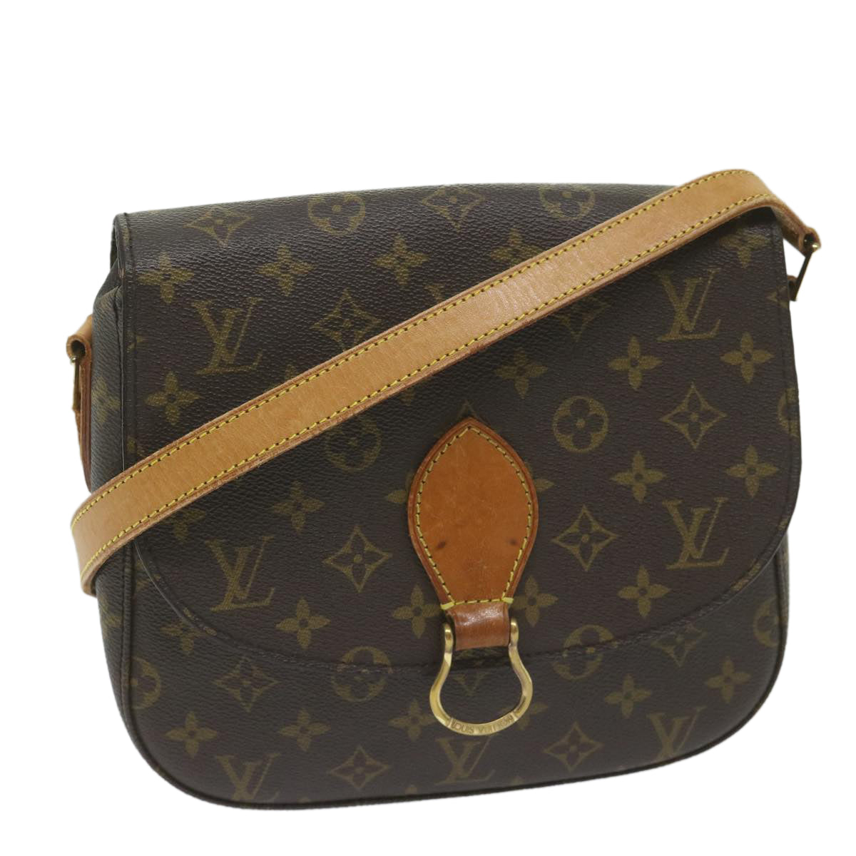 LOUIS VUITTON Monogram Saint Cloud GM Shoulder Bag M51242 LV Auth yk9526