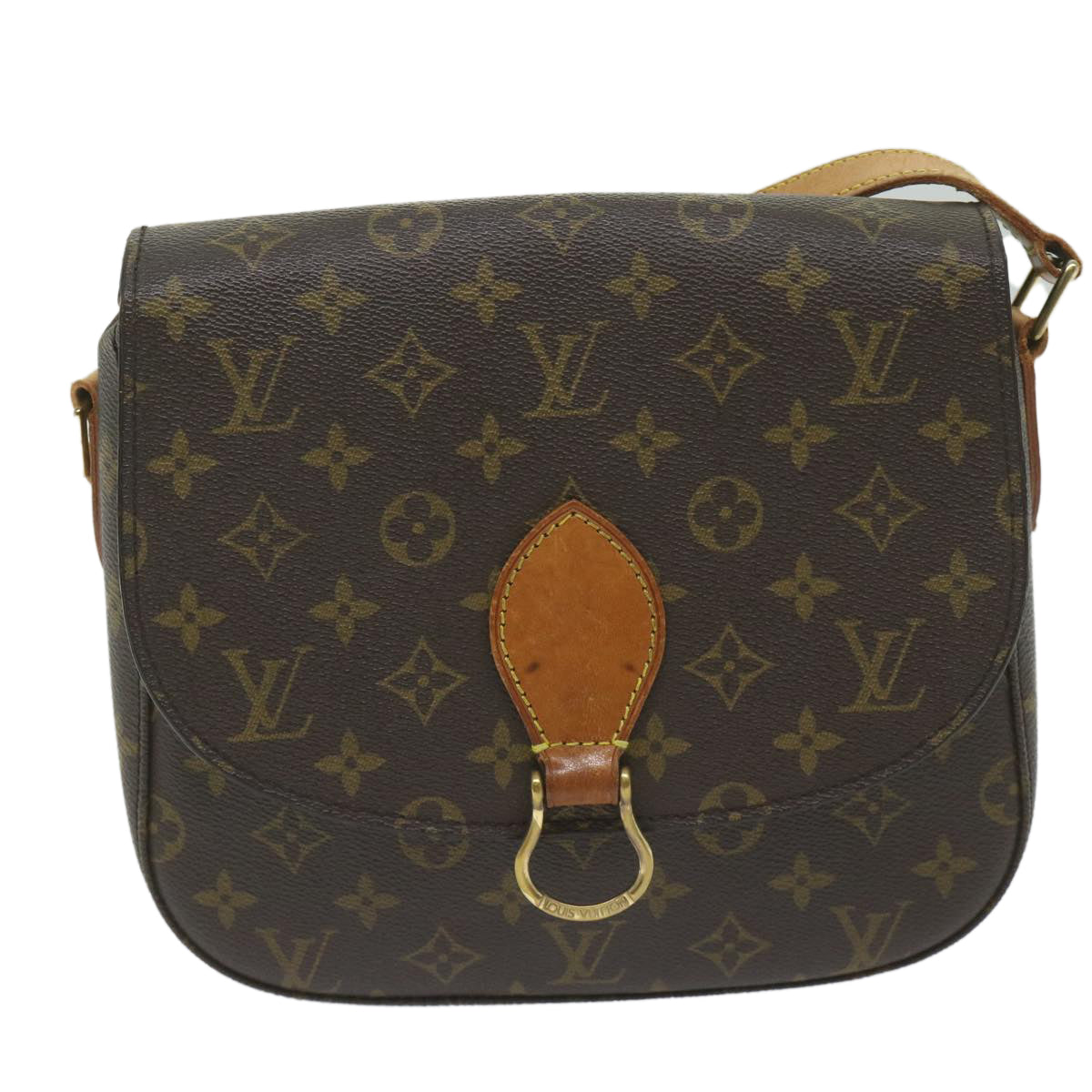 LOUIS VUITTON Monogram Saint Cloud GM Shoulder Bag M51242 LV Auth yk9526