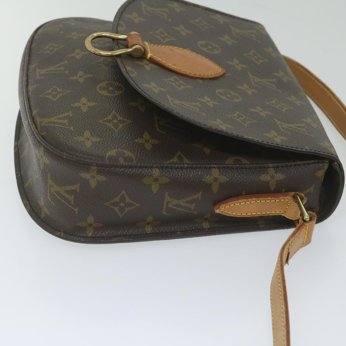 LOUIS VUITTON Monogram Saint Cloud GM Shoulder Bag M51242 LV Auth yk9526