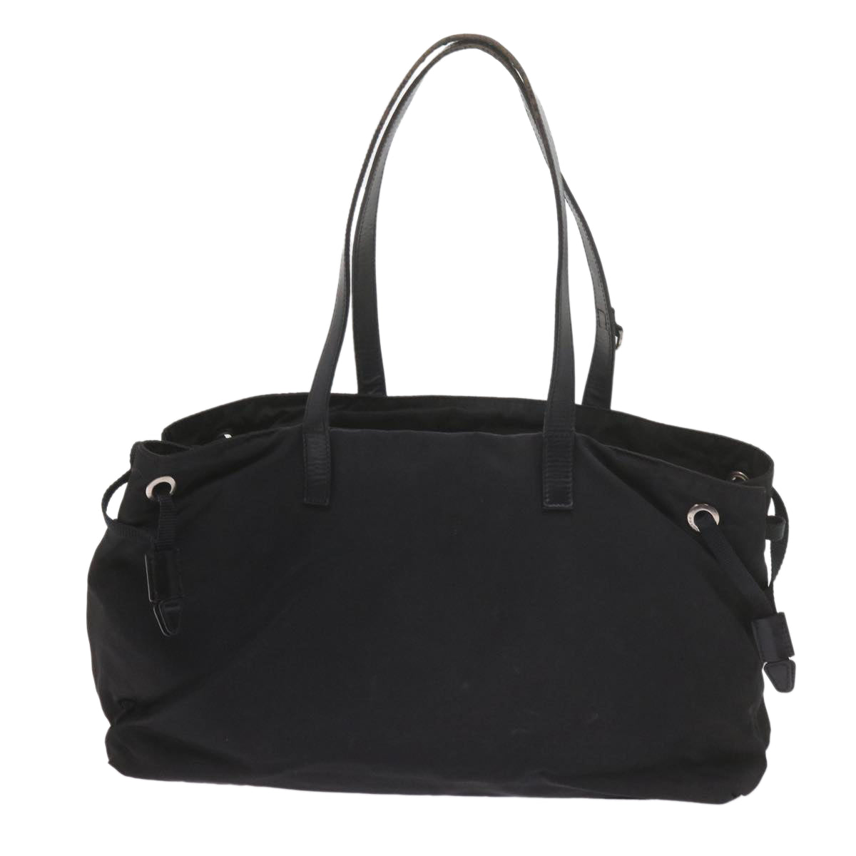 PRADA Shoulder Bag Nylon Black Auth yk9556 - 0