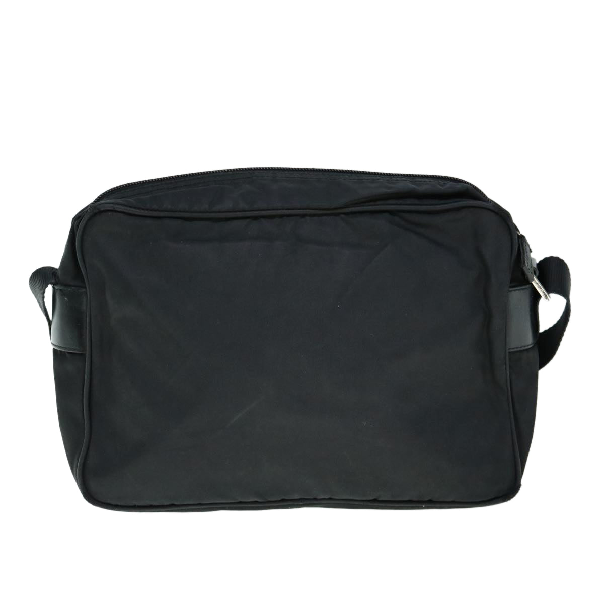 PRADA Shoulder Bag Nylon Black Auth yk9558 - 0