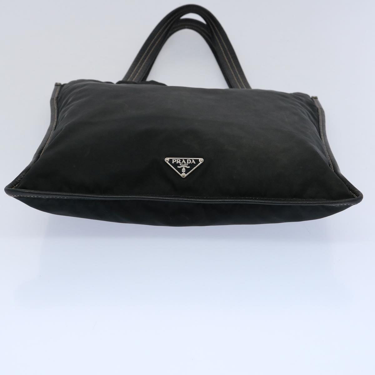 PRADA Tote Bag Nylon Black Auth yk9573