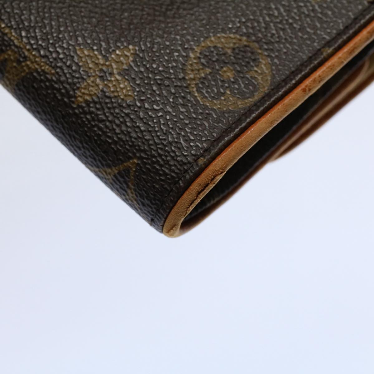 LOUIS VUITTON Monogram Pochette Twin PM Shoulder Bag M51854 LV Auth yk9586