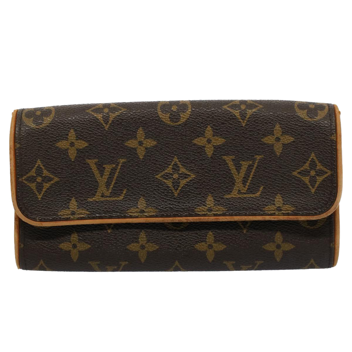 LOUIS VUITTON Monogram Pochette Twin PM Shoulder Bag M51854 LV Auth yk9586