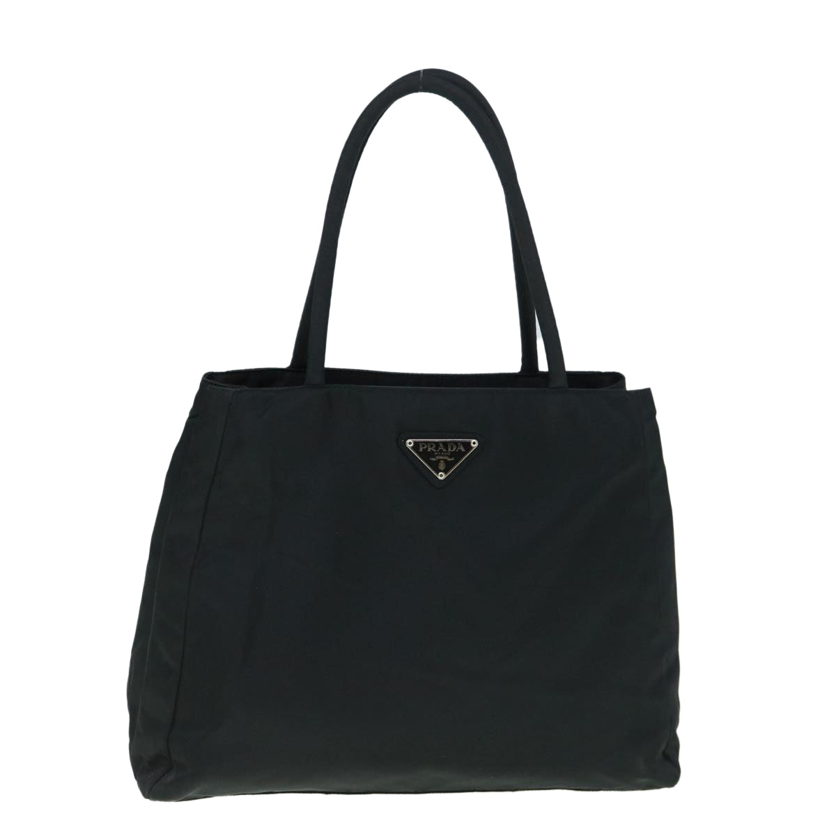 PRADA Hand Bag Nylon Black Auth yk9595