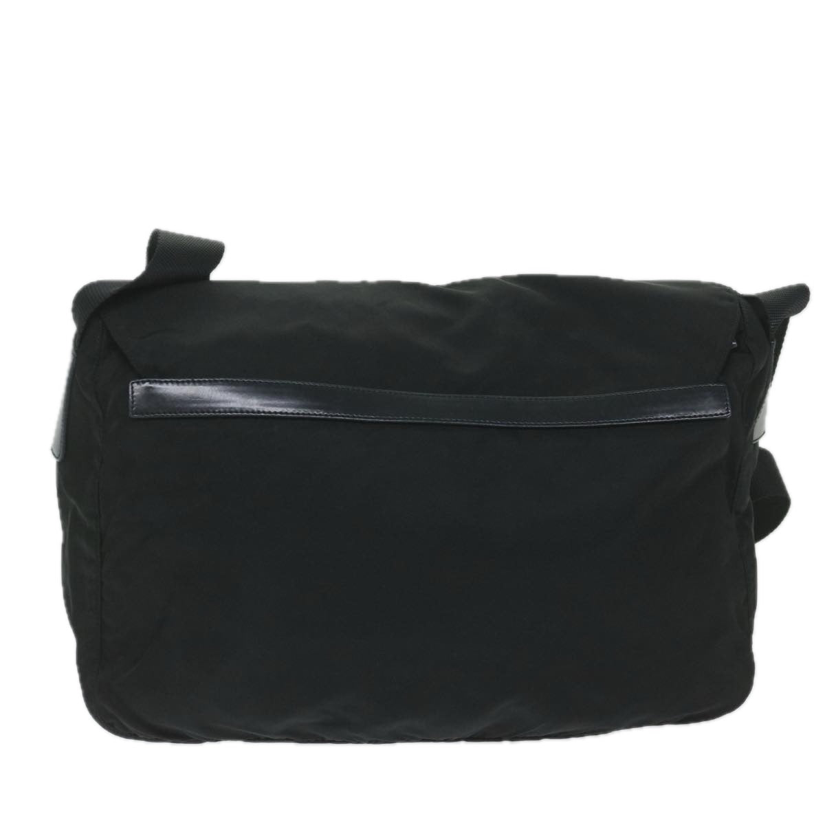 PRADA Shoulder Bag Nylon Black Auth yk9614 - 0