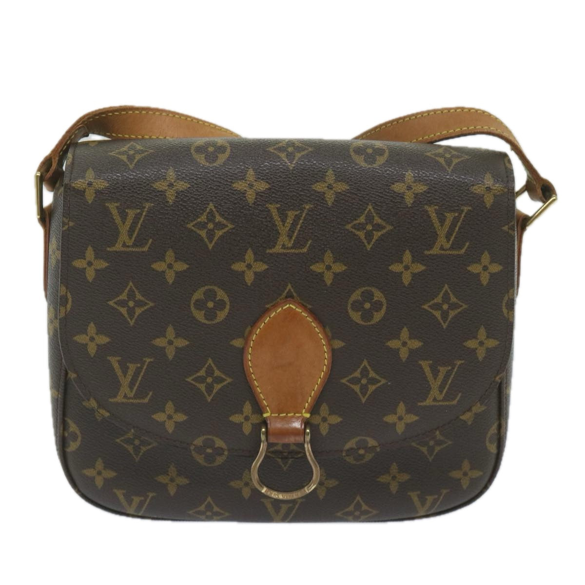 LOUIS VUITTON Monogram Saint Cloud GM Shoulder Bag M51242 LV Auth yk9646