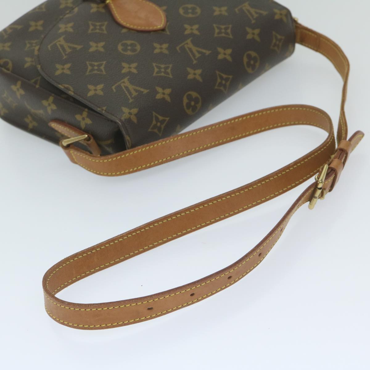 LOUIS VUITTON Monogram Saint Cloud GM Shoulder Bag M51242 LV Auth yk9646