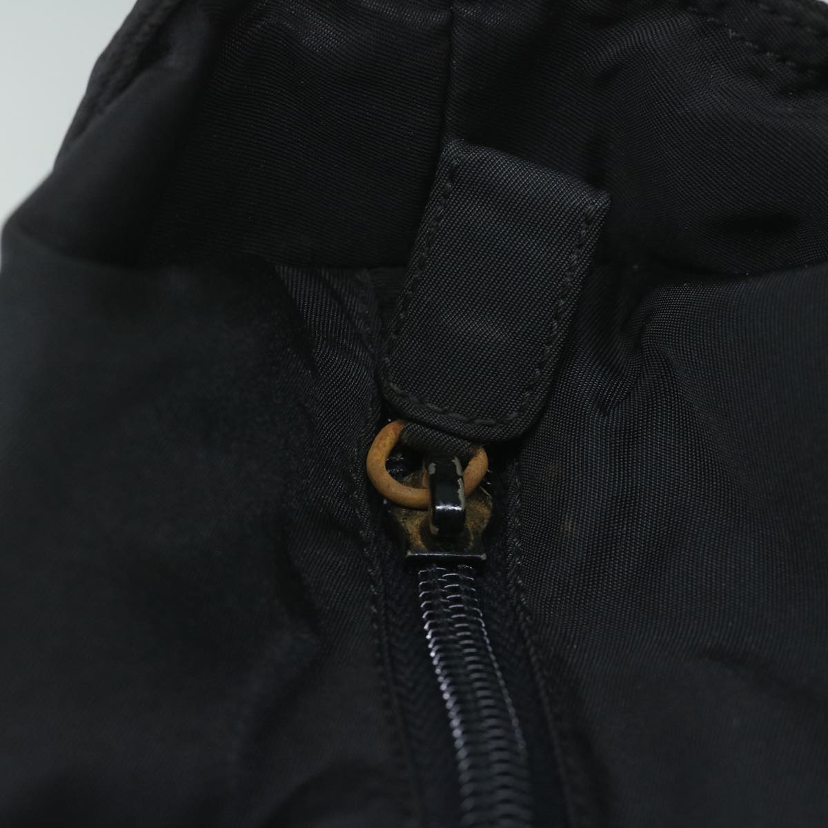 PRADA Tote Bag Nylon Black Auth yk9680