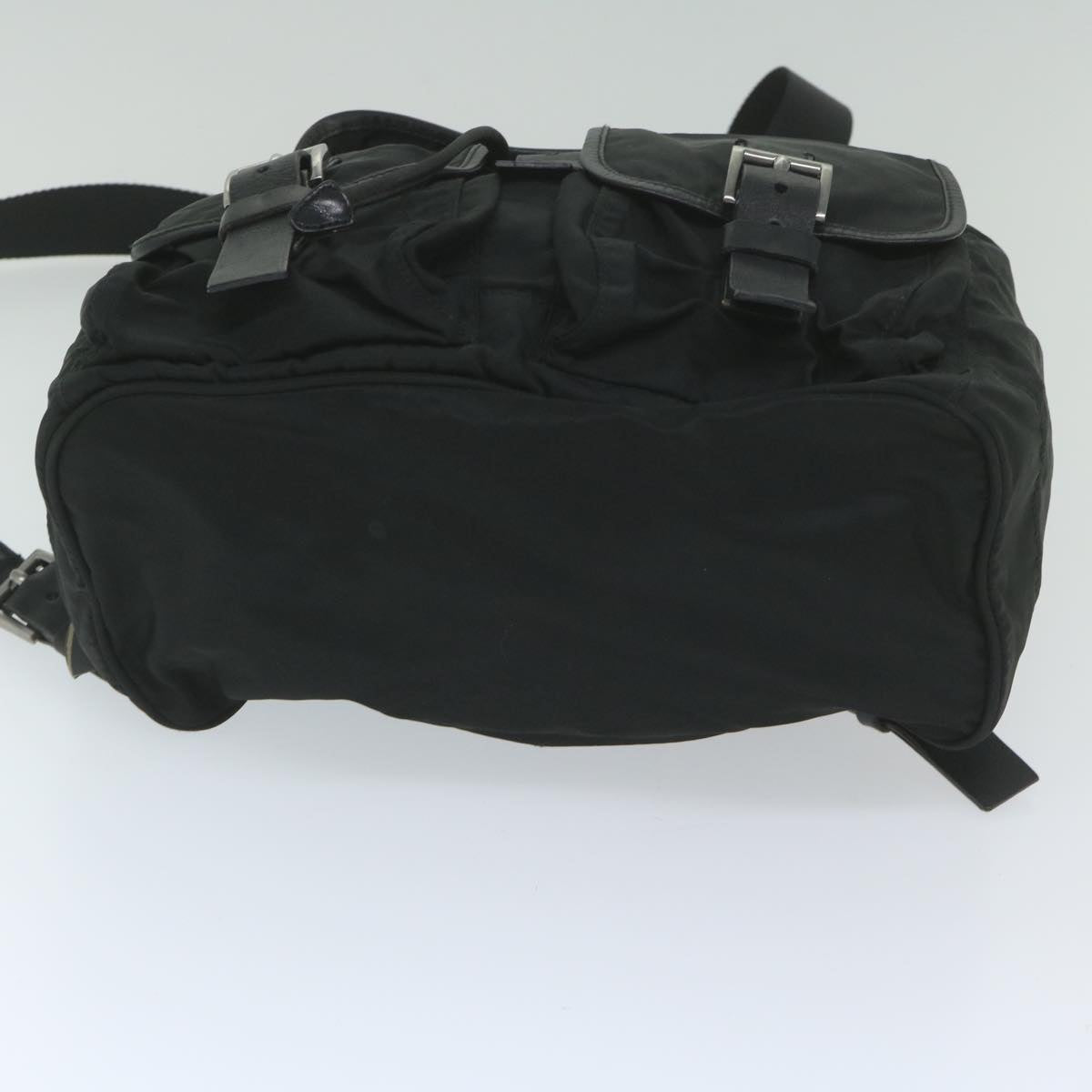 PRADA Backpack Nylon Black Auth yk9704