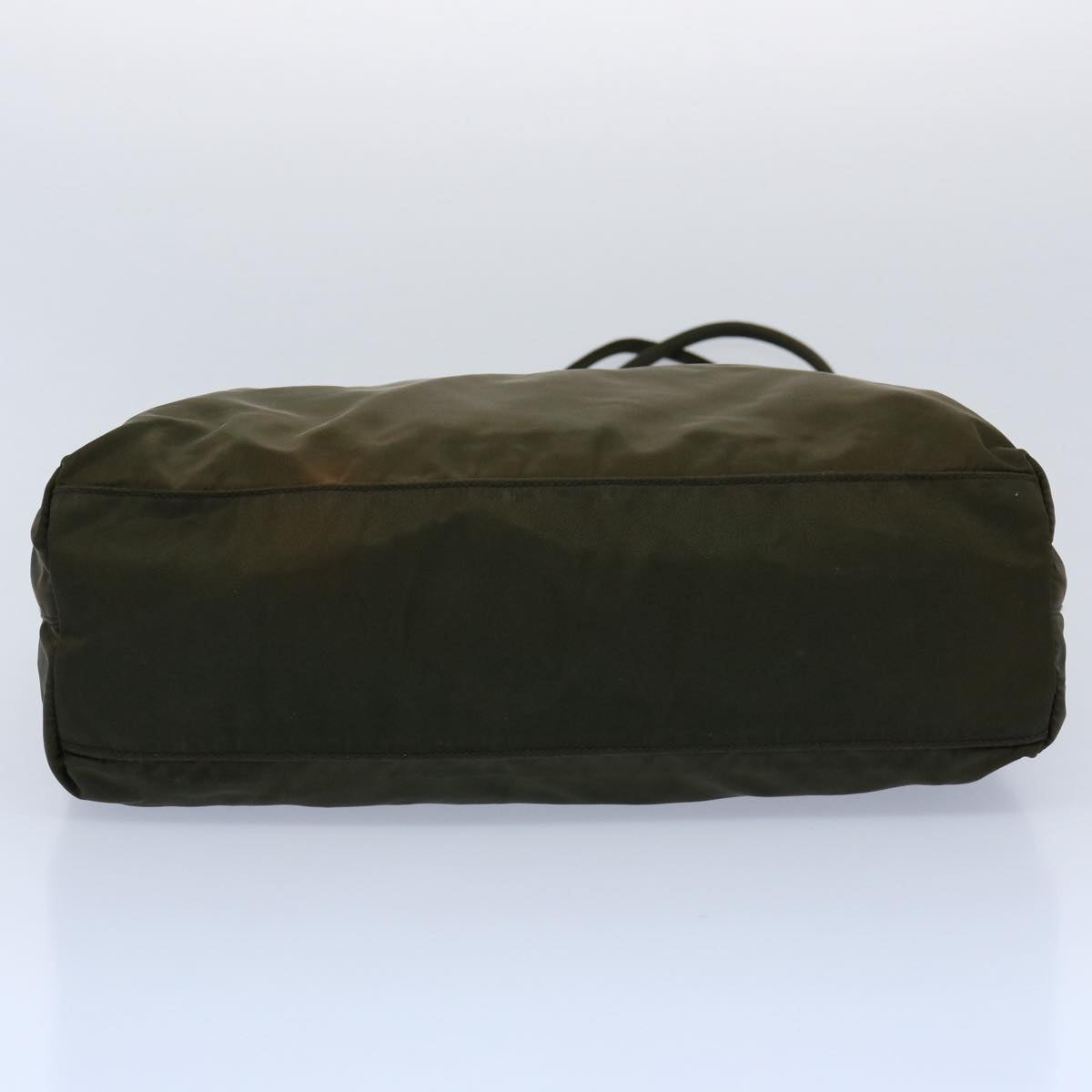 PRADA Tote Bag Nylon Khaki Auth yk9712