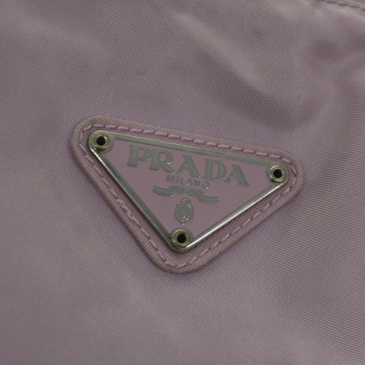 PRADA Shoulder Bag Nylon Pink Auth yk9720