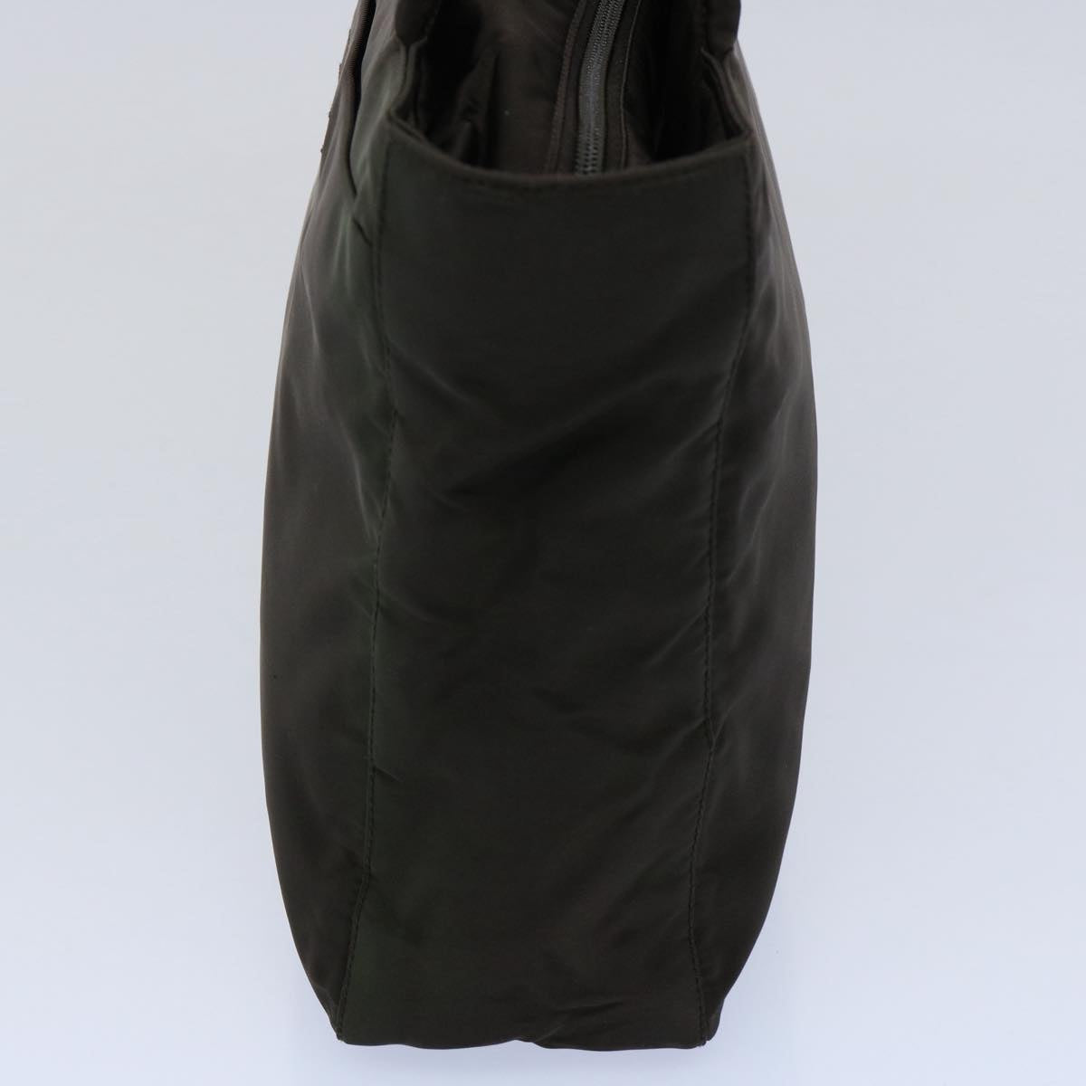 PRADA Shoulder Bag Nylon Khaki Auth yk9722