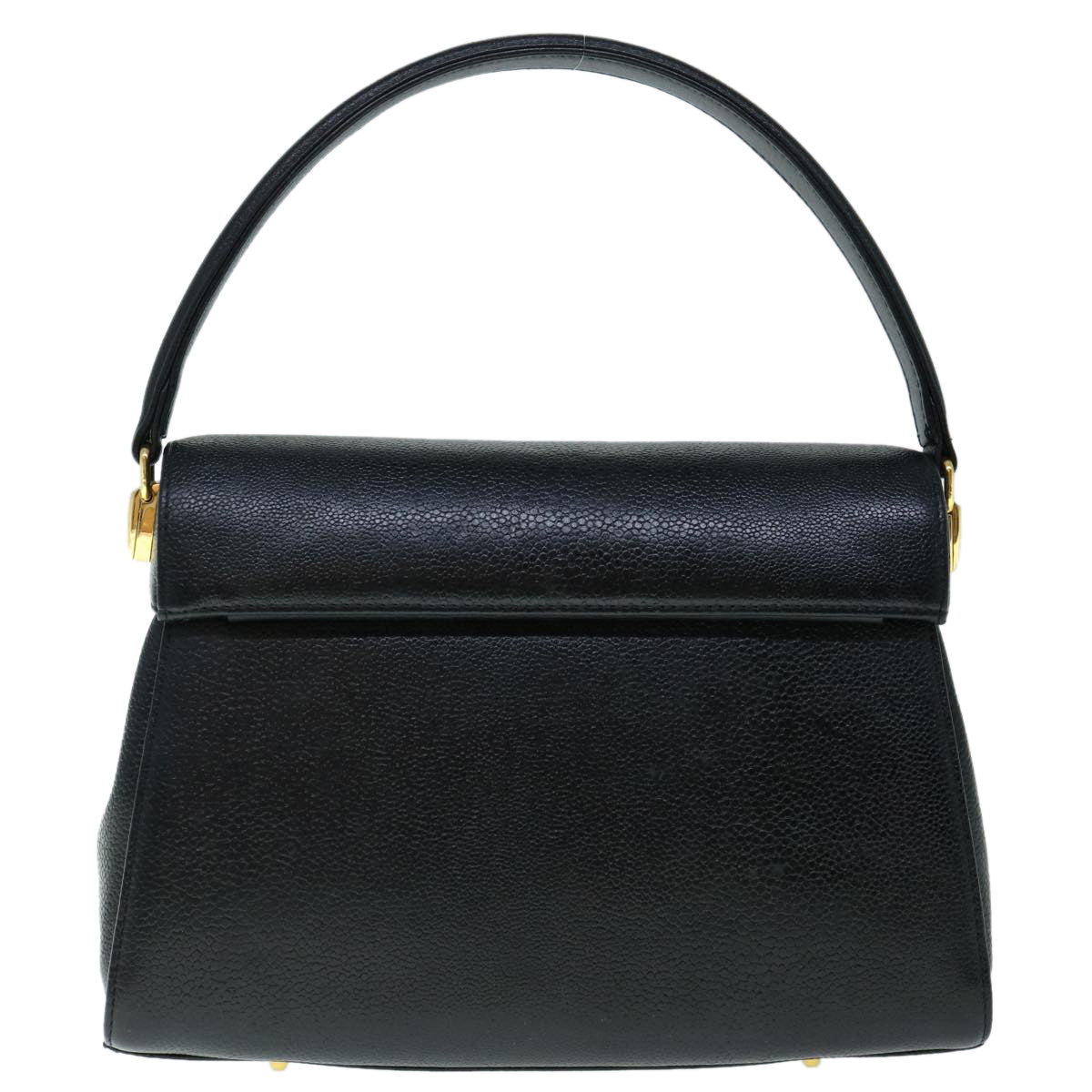 VALENTINO Hand Bag Leather 2way Black Auth yk9802 - 0