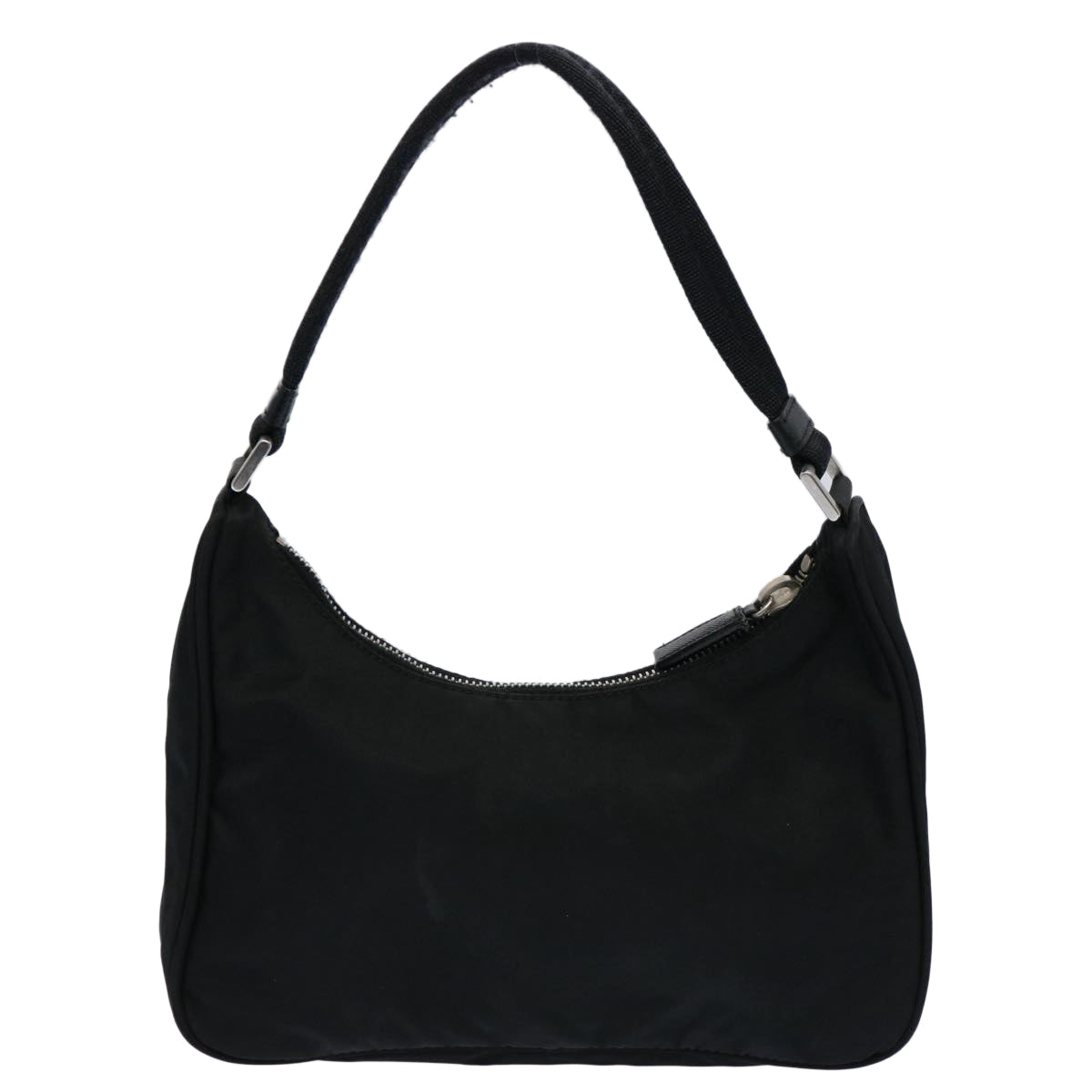 PRADA Hand Bag Nylon Black Auth yk9832 - 0