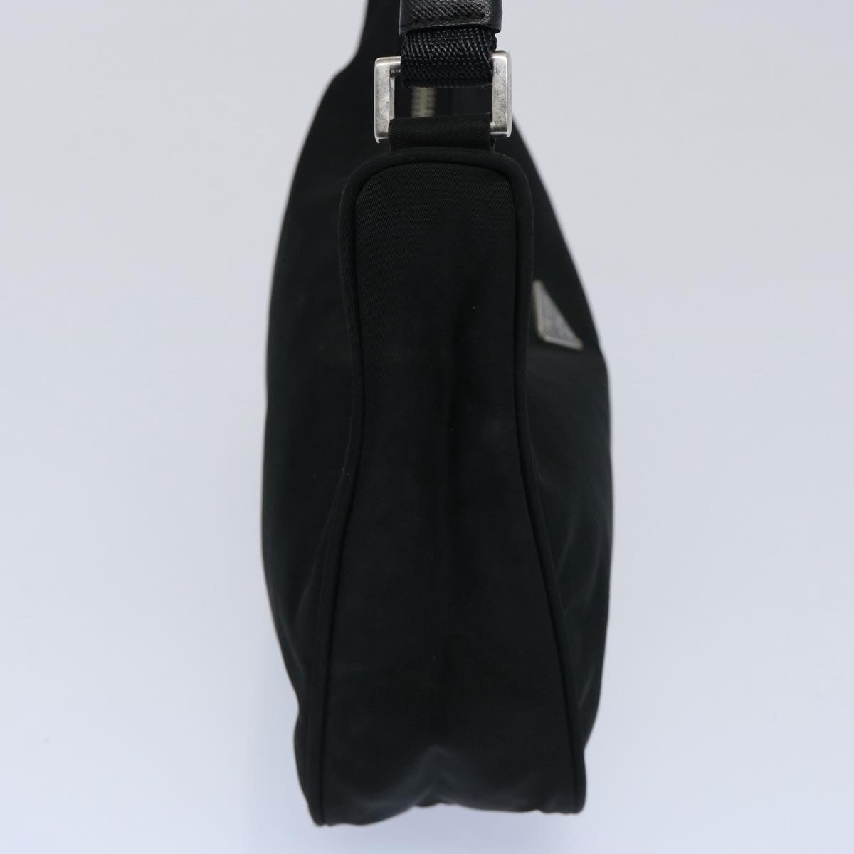PRADA Hand Bag Nylon Black Auth yk9832