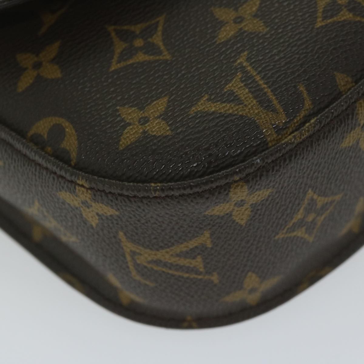 LOUIS VUITTON Monogram Saint Cloud GM Shoulder Bag M51242 LV Auth yk9872