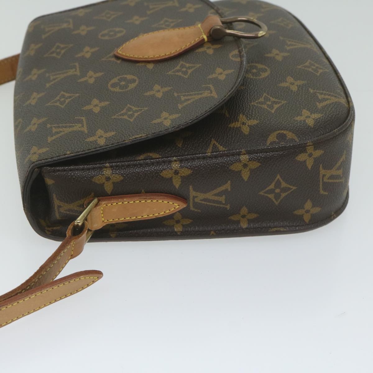 LOUIS VUITTON Monogram Saint Cloud GM Shoulder Bag M51242 LV Auth yk9872