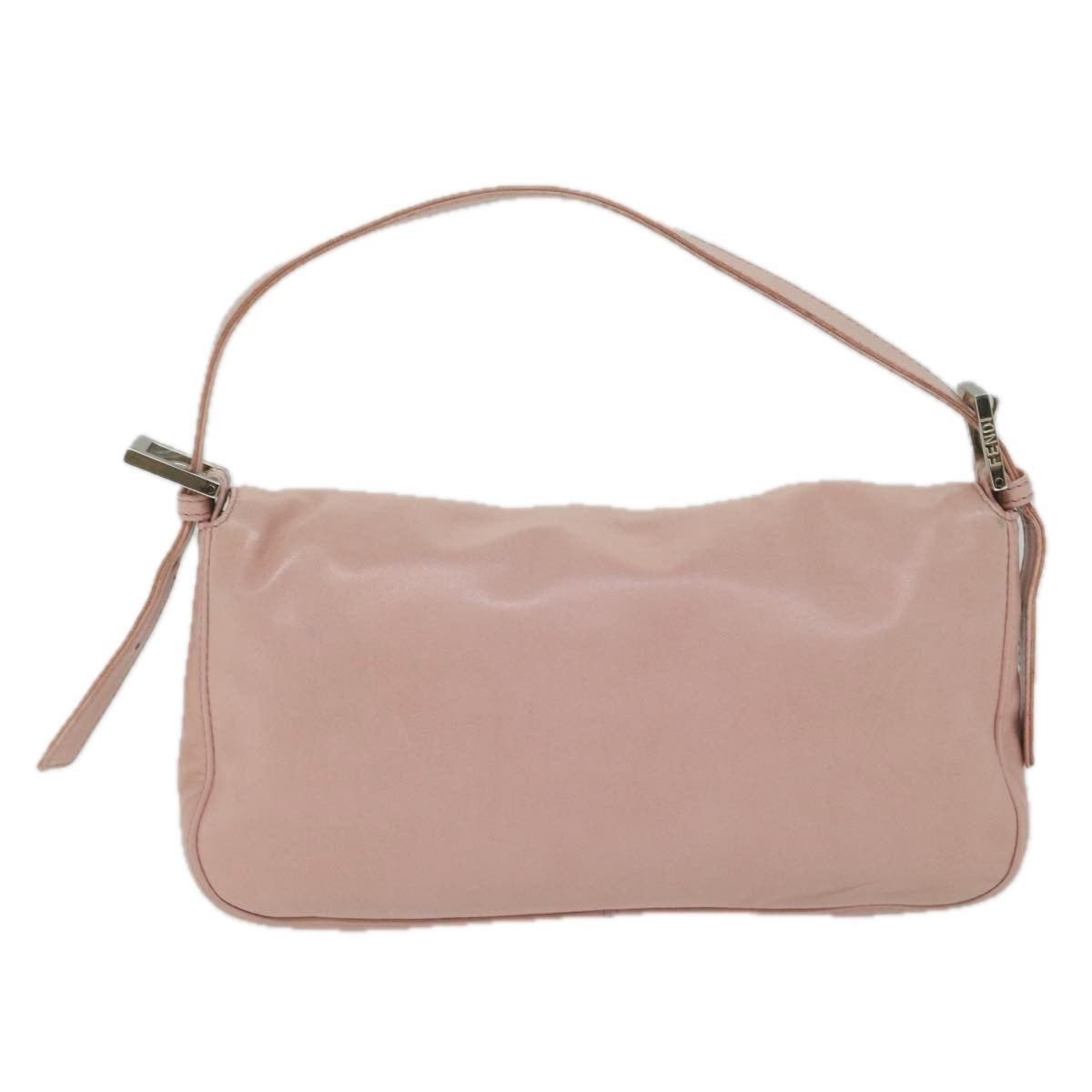 FENDI Mamma Baguette Shoulder Bag Leather Pink 2354 26424 008 Auth yk9887 - 0