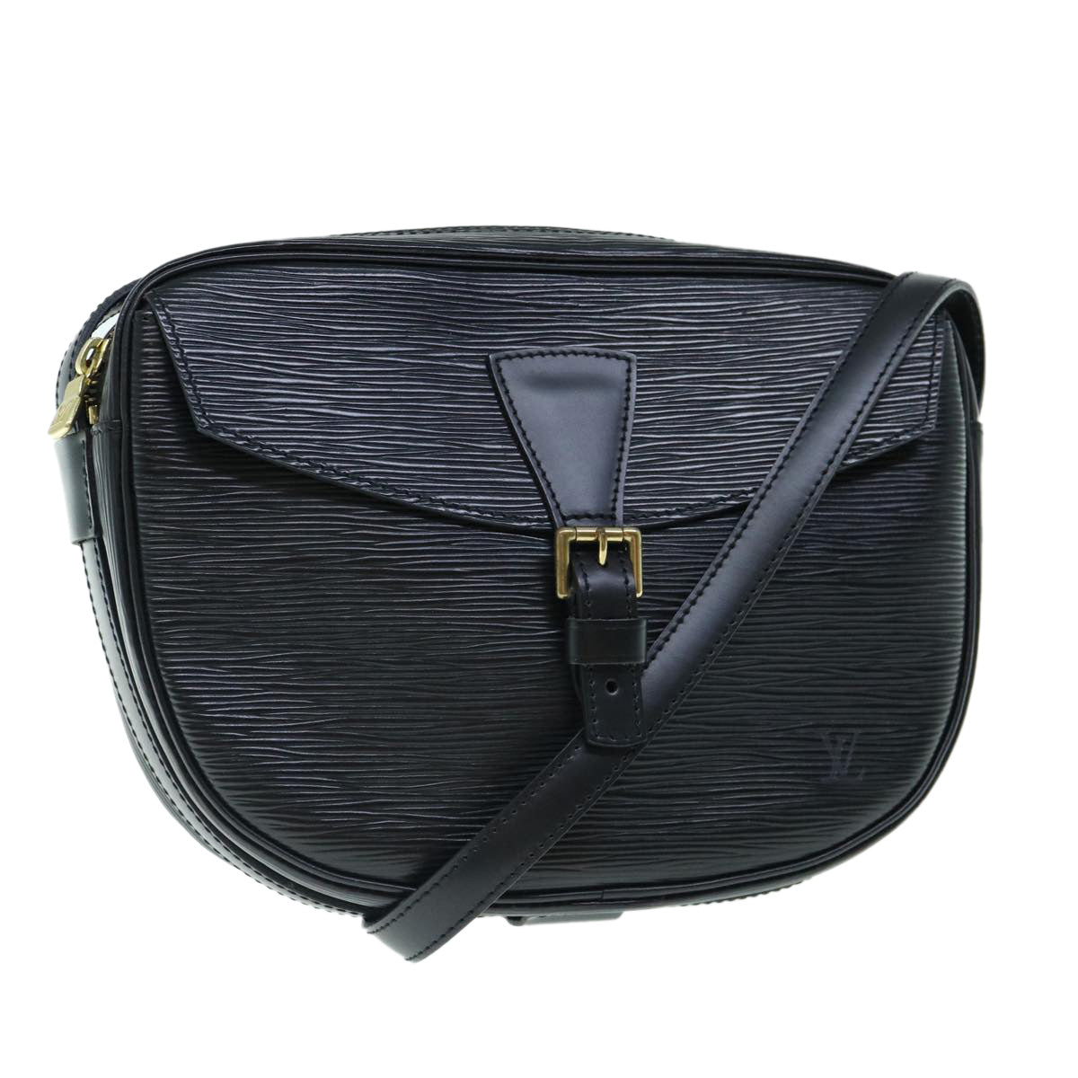 LOUIS VUITTON Epi Jeune Fille MM Shoulder Bag Black M52152 LV Auth yk9913