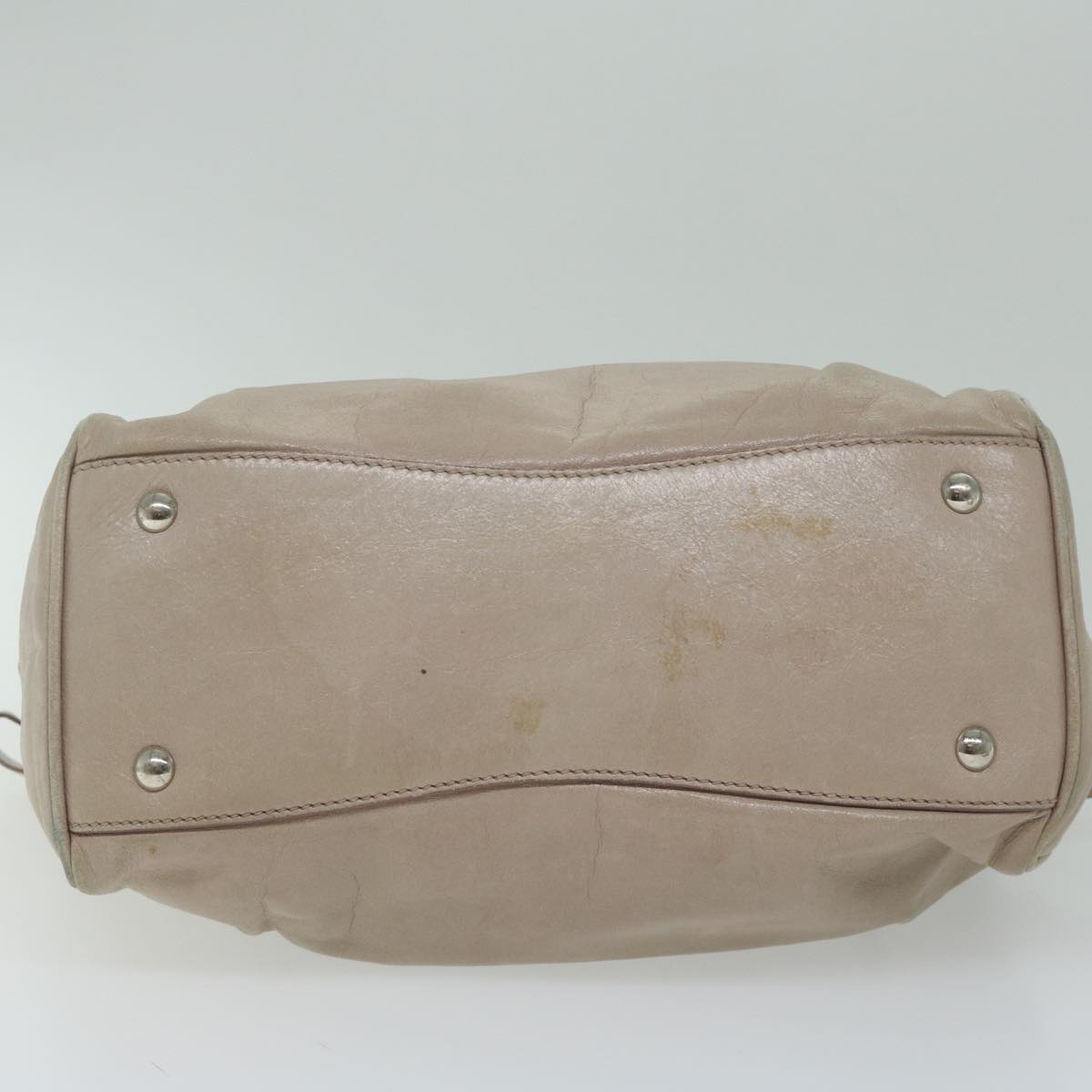 Miu Miu Hand Bag Leather 2way Pink Auth yk9922