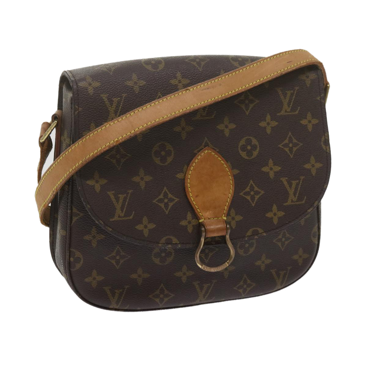 LOUIS VUITTON Monogram Saint Cloud GM Shoulder Bag M51242 LV Auth yk9940