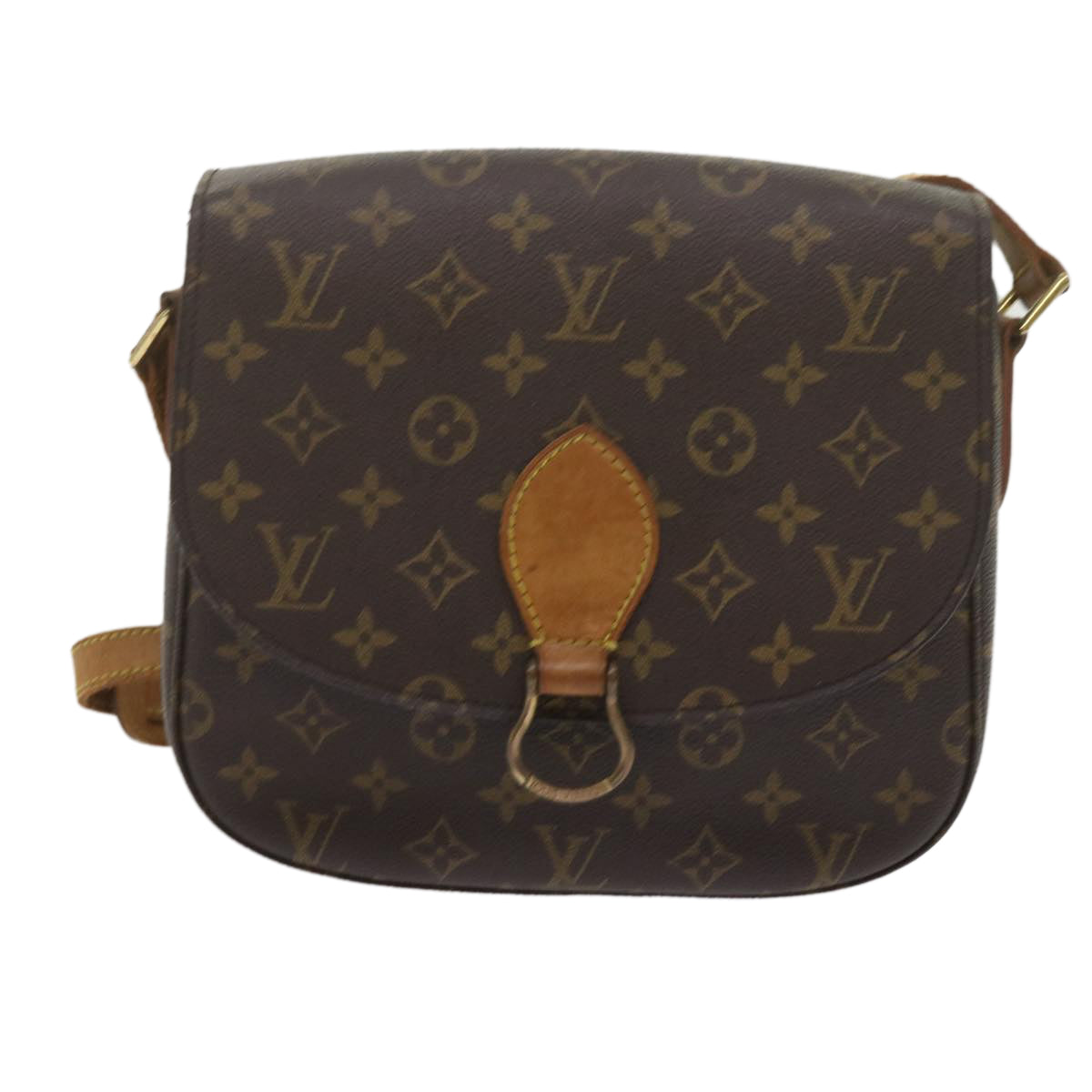 LOUIS VUITTON Monogram Saint Cloud GM Shoulder Bag M51242 LV Auth yk9940