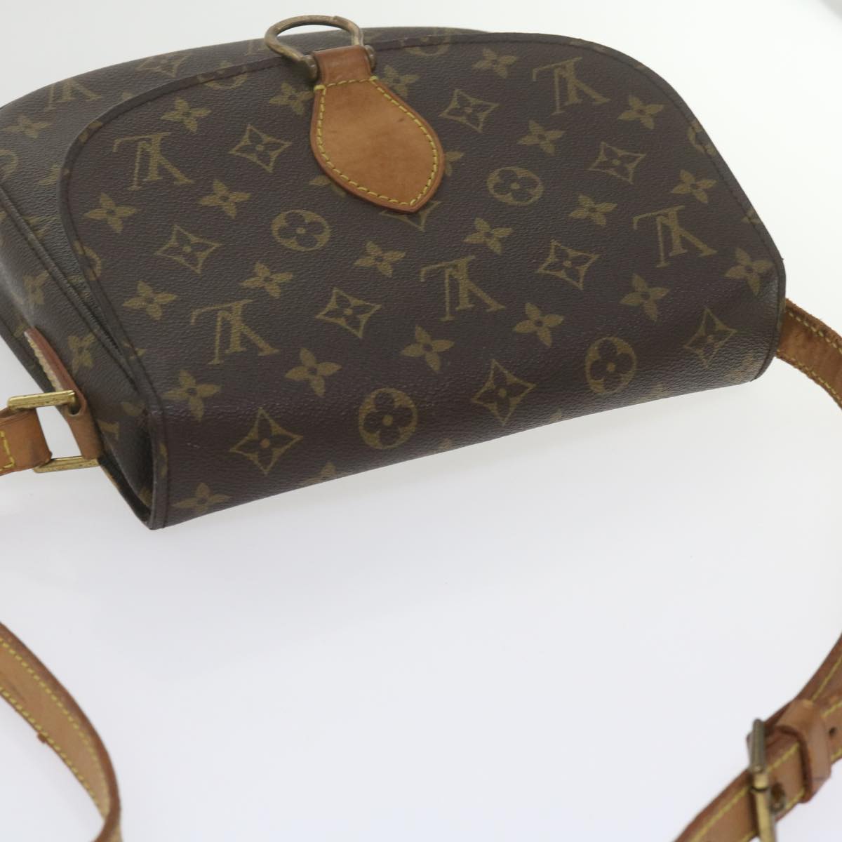 LOUIS VUITTON Monogram Saint Cloud GM Shoulder Bag M51242 LV Auth yk9940