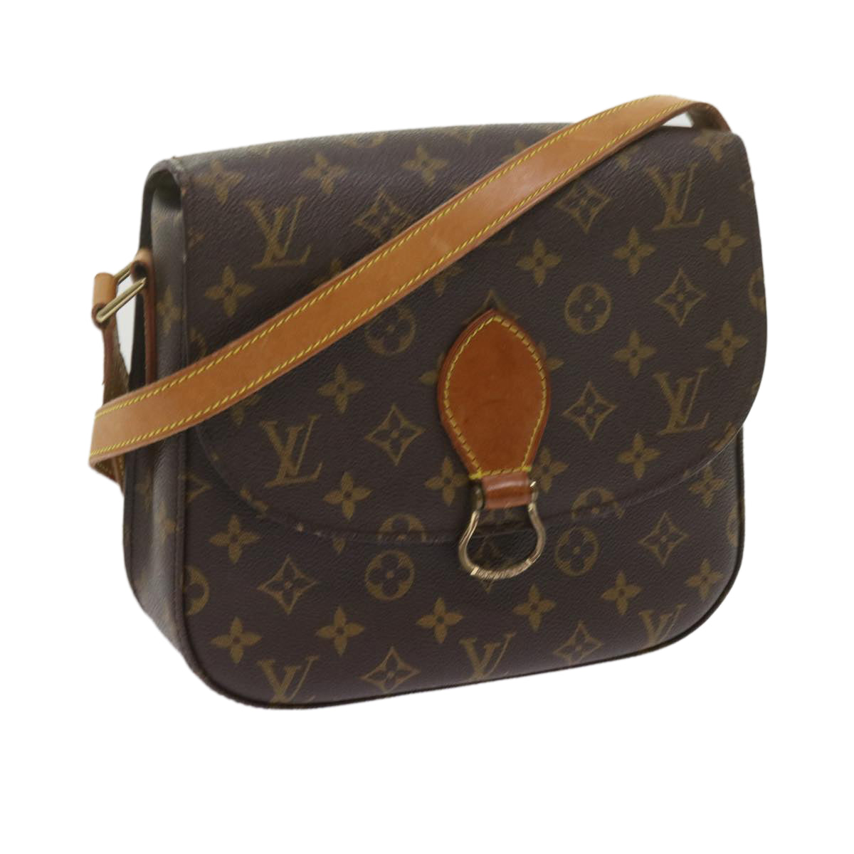 LOUIS VUITTON Monogram Saint Cloud GM Shoulder Bag M51242 LV Auth yk9955