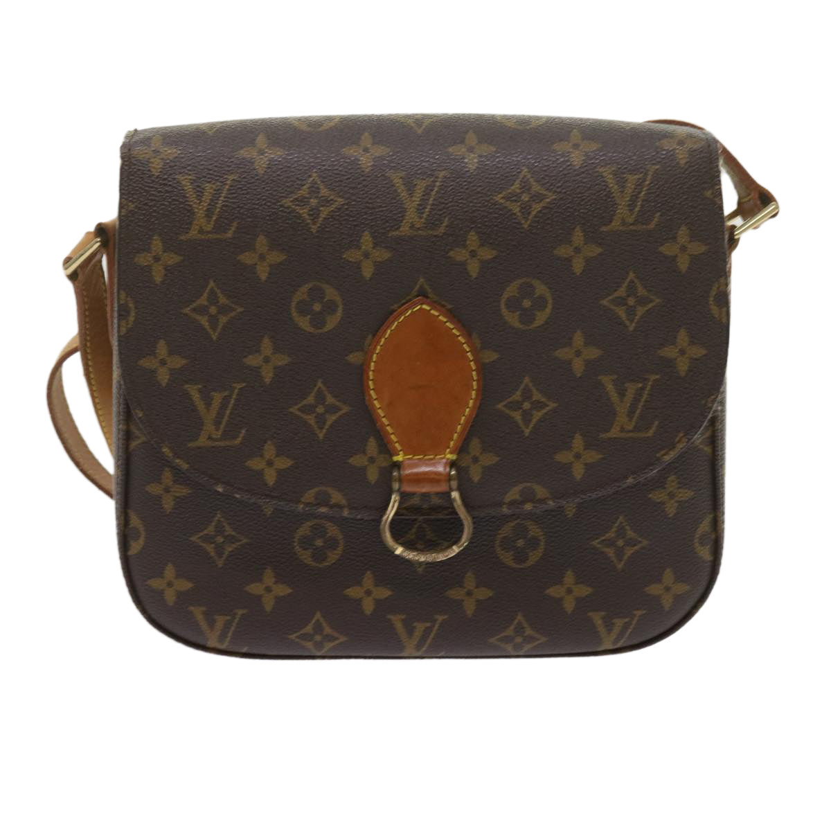 LOUIS VUITTON Monogram Saint Cloud GM Shoulder Bag M51242 LV Auth yk9955