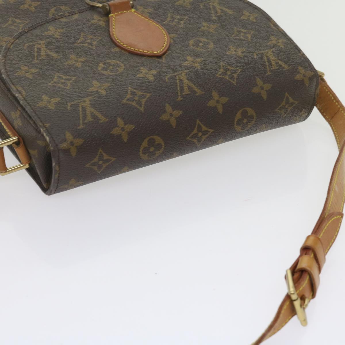 LOUIS VUITTON Monogram Saint Cloud GM Shoulder Bag M51242 LV Auth yk9955