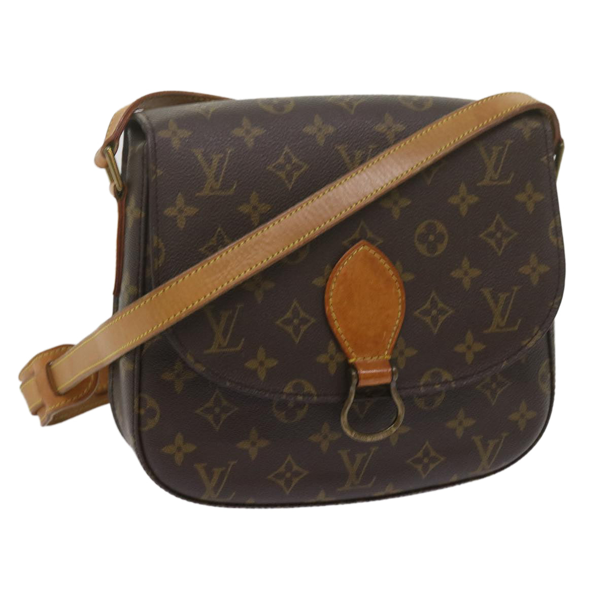 LOUIS VUITTON Monogram Saint Cloud GM Shoulder Bag M51242 LV Auth yk9960