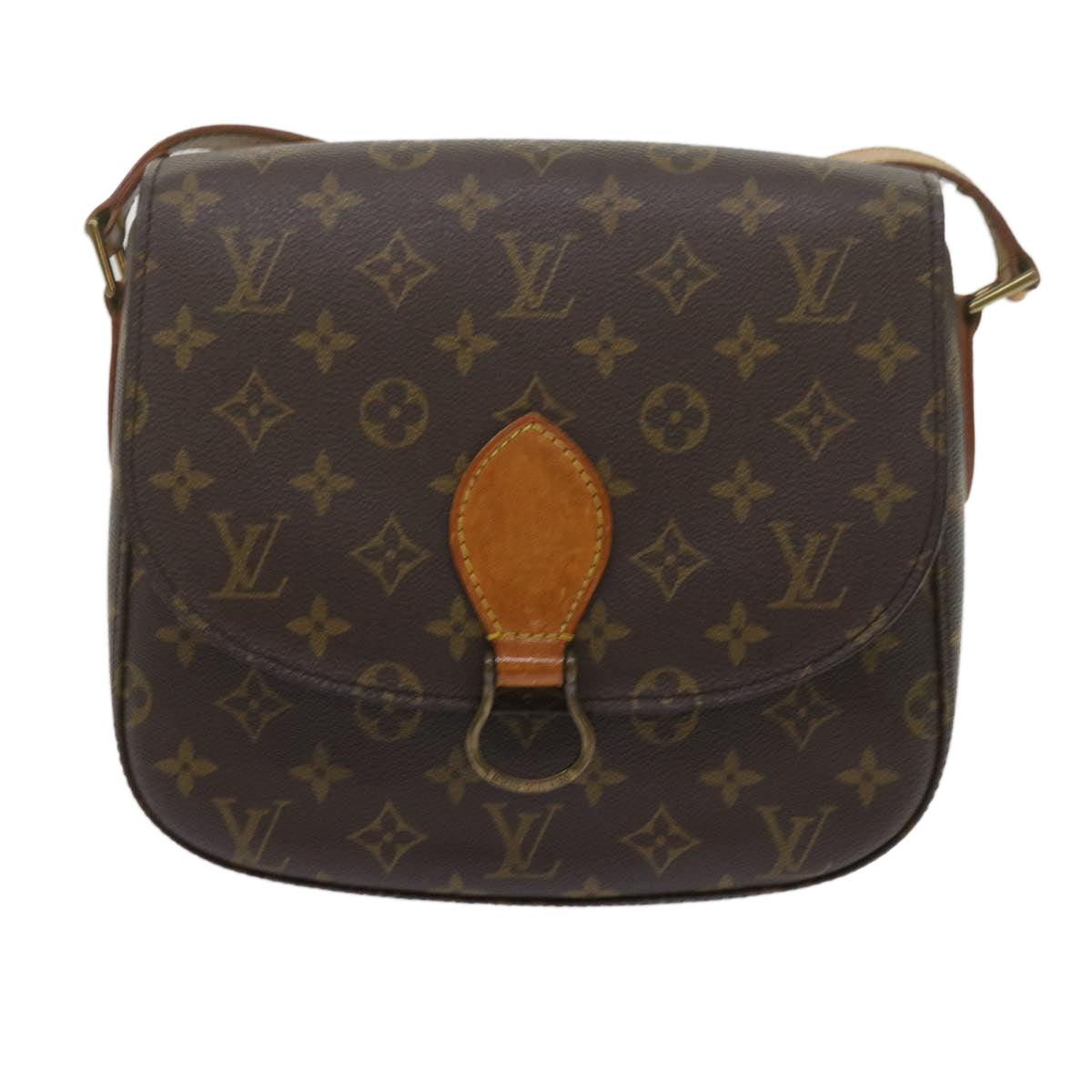 LOUIS VUITTON Monogram Saint Cloud GM Shoulder Bag M51242 LV Auth yk9960