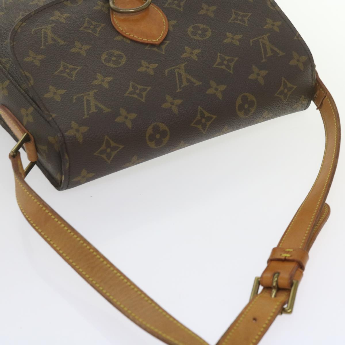 LOUIS VUITTON Monogram Saint Cloud GM Shoulder Bag M51242 LV Auth yk9960