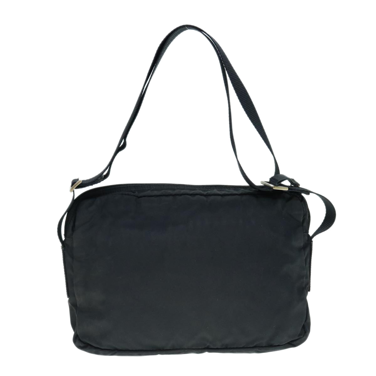 PRADA Shoulder Bag Nylon Black Auth yk9971 - 0