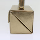 Salvatore Ferragamo Gancini Hand Bag Leather Gold Tone Auth yk9994-4